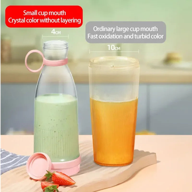 Portable Electric Juicer for Fresh Drinks