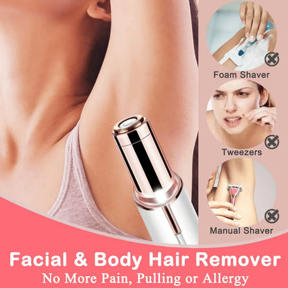 Lipstick Hair Remover – Painless Facial Razor for Women.