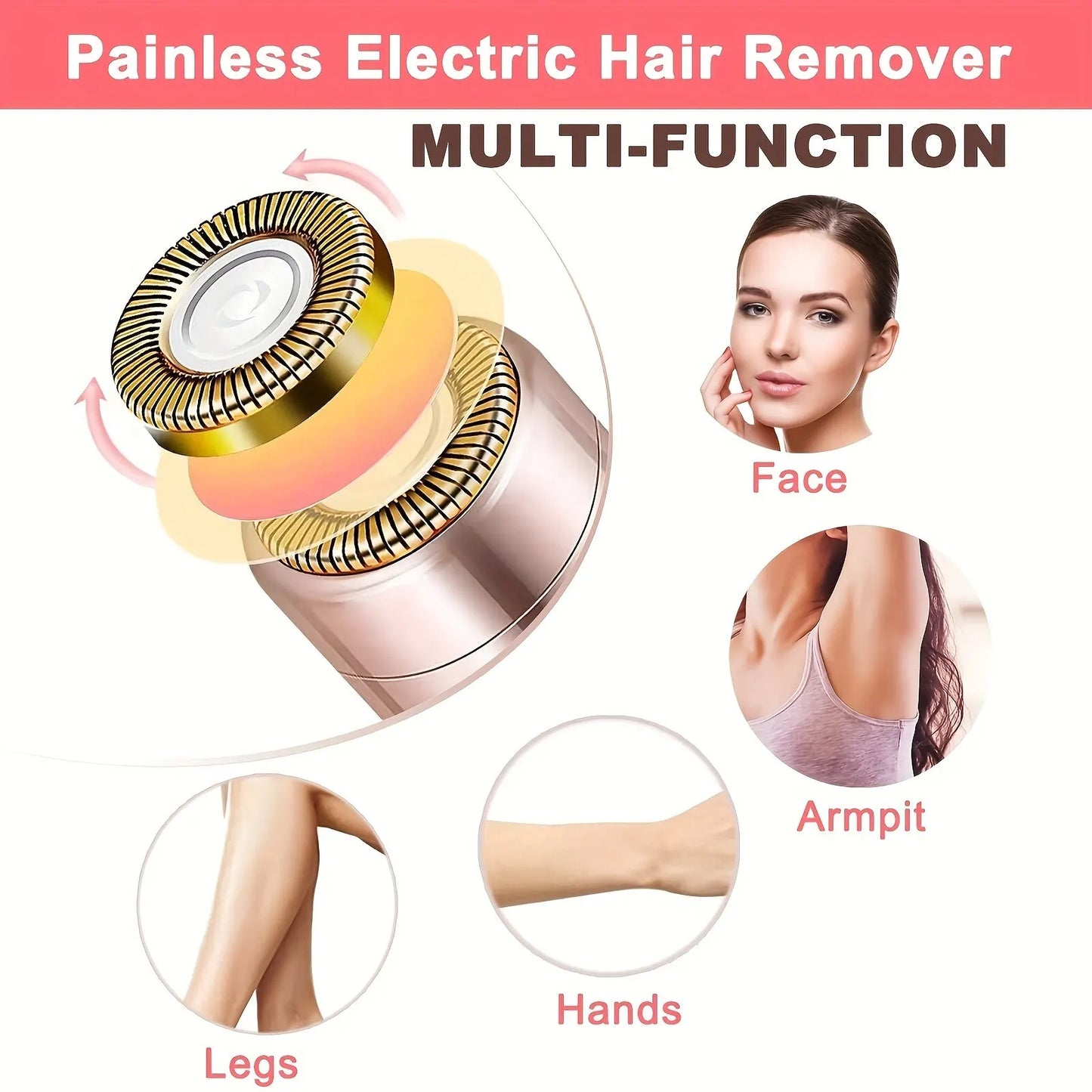 Lipstick Hair Remover – Painless Facial Razor for Women.