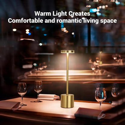 Rechargeable LED Table Lamp: 3 Colors