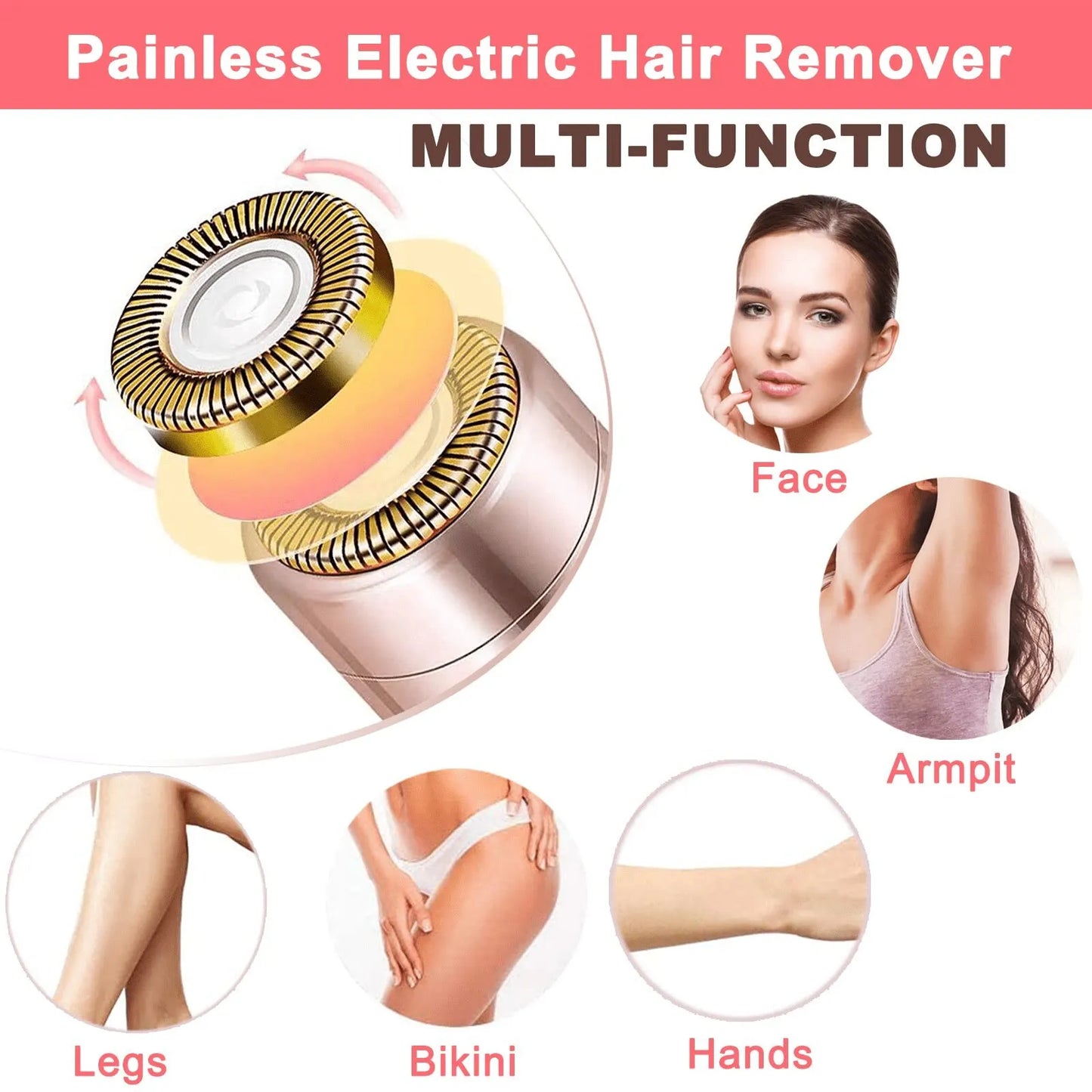 Lipstick Hair Remover – Painless Facial Razor for Women.