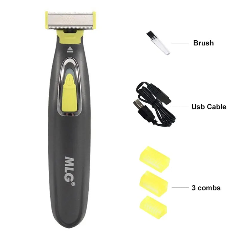 Mlg Electric Shaver For Men And Women Portable Full Body Trimmer Usb T 