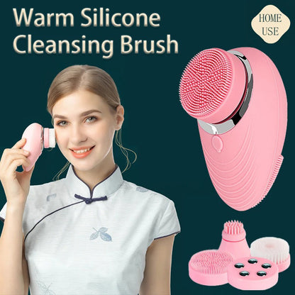 4-in-1 Facial Massager: Cleanse and Rejuvenate