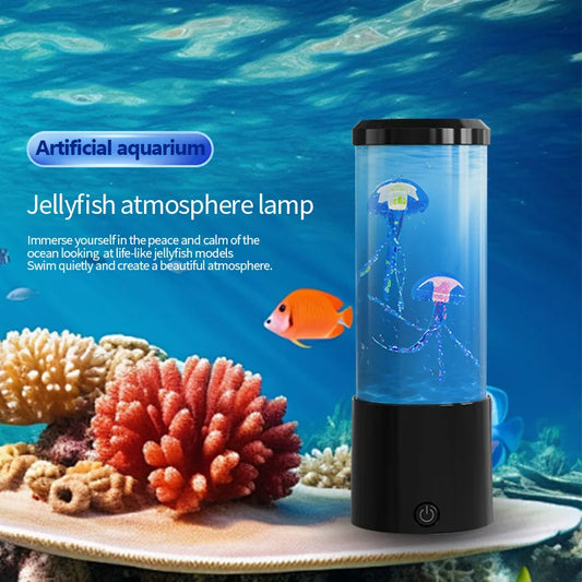 Mesmerizing Jellyfish Lamp: 7-Color LED Wonder