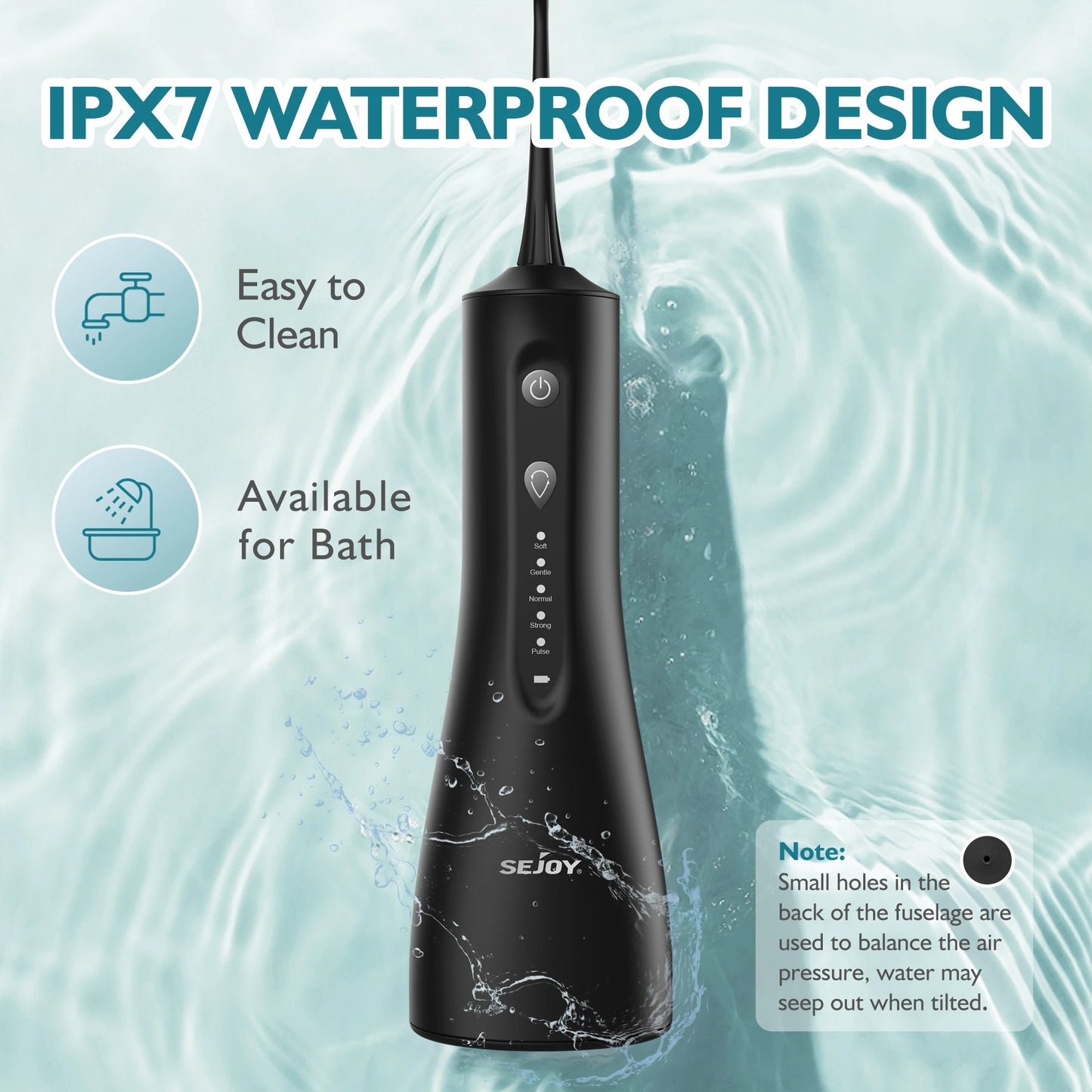 Sejoy Cordless Water Flosser: Effortless Oral Care