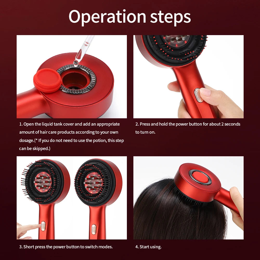 Red Light Therapy Hair Comb