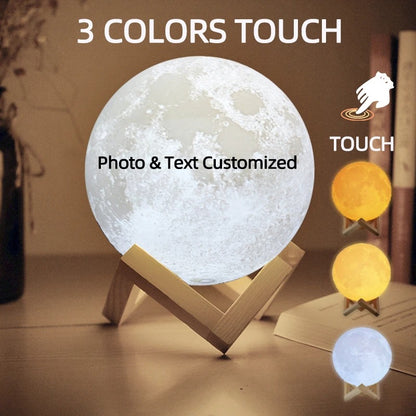 Rechargeable Moon Lamp with Personal Touch