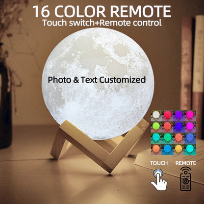 Rechargeable Moon Lamp with Personal Touch